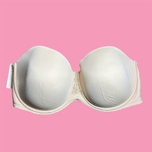 Vanity Fair 74380 Beauty Back Full Figure Strapless Bra 44DD NWT
